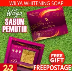 Wilya Soap Whitening Limited Stock Sabun Wilya Whitening Soap Original New Pack Sabun Bagi Putih Buang Daki Sabun Muka Dan Badan Face Body Scrub Wilya Whitening Magic Soap Putih