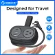 Mini Power Strip with 3 USB Ports, ORICO 2 Outlet Portable Flat Plug Strip with 120cm Small Extension Cord, No Surge Protector for Cruise Ship Essentials Travel[3Pin US plug]. 