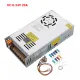 HJS Switching Power Supply SMPS Transformer AC 110/220V to  0-24/48V 480W with Dual LCD Digital Display - 0-24V20A. 