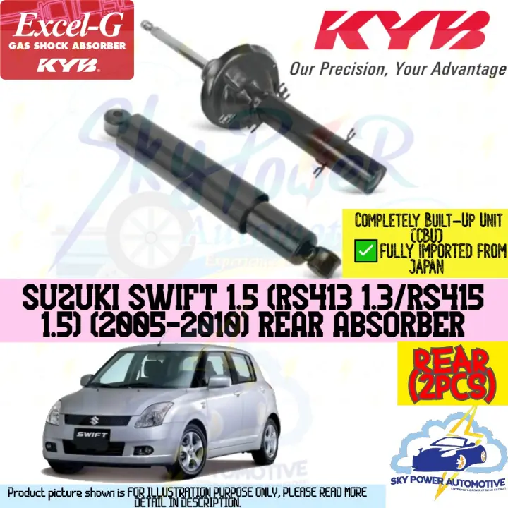 Suzuki Swift 1 5 Rs413 1 3 Rs415 1 5 05 10 Kayaba Kyb Excel G Gas Shock Absorber Rear 2pcs Lazada