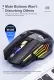 IMICE GW-X7 7 Key Double Click Free 2.4G Silent Rechargeable Dazzle Breath Light Wireless Gaming Mouse. 