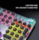 LRK2/LRK7✅ REAL PRO GAMING MECHANICAL KEYBOARD GAMING KEYBOARD BLUE SWITCH COLOURFUL RAINBOW BACKLIGHT MULTI COLOUR USB WIRED MECHANICAL GAMING KEYBOARD MECHANICAL KEYBOARD for PC Desktop Laptop. 
