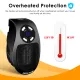 153/5000 MIGICSHOW New Handy Space Heater, Plug-in Ceramic Mini Heater Portable with Timer and LED Display for Office Home Dorm Room, 500-Watt ETL Listed for Safe Use -. 