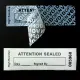 White Tamper Evident Stickers/Seals Warranty Void Seal sticker Adhesive Label sticker with Unique Serial Number High Security Label. 