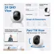 TP-LINK Tapo C220 Network 4MP Fixed 4mm Lens H.264 Motion Detection and Notifications, Sound and Light Alarm, Remote Control, Two-Way Audio, Voice Control 2.4 GHz Pan/Tilt Home Security Wi-Fi Bullet Camera. 