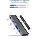 USB C Hub for Samsung Galaxy Tab S7 FE S7 S8 Plus S9 FE S10 Ultra S10 FE 10.9  S10 FE+ 13.1 Type C Adapter Docking Station HDMI SD/TF Card Reader. 