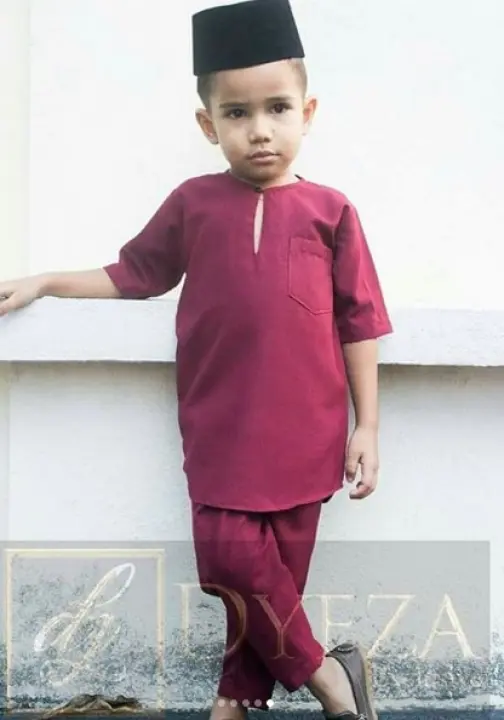 Baju Melayu Kurta Kanak Kanak Lelaki Raya 2020 Baju Budak Lazada