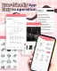 Phomemo M04S Portable Inkless Printer- Bluetooth Thermal Printer Sticker Printer, Support 2/3/4 inch Printing Width, 300dpi, Compatible with iOS+Android, Ideal for Documents, Notes, Label, Sticker. 