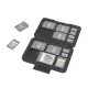 SMALLRIG SD Card Holder Memory Card Holder Case 15 Slots, Water-Resistant for SD Card, Micro SD Card, CFexpress Type A Card, CFexpress Type B Card, XQD Card - 3192. 