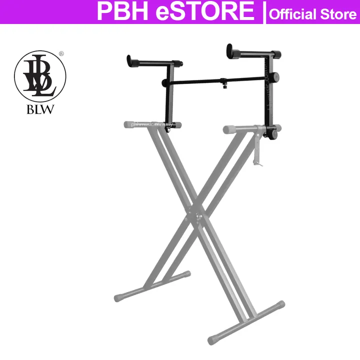 Blw Keyboard Stand Extension Arm Second Tier Black Lazada - Diy Keyboard Stand Extension
