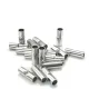 50Pcs/lot Butt Wire Connector AWG 22-8 Pure Copper Tinned Splice Crimp Terminal Sleeve Bare Terminals Crimping Connectors. 