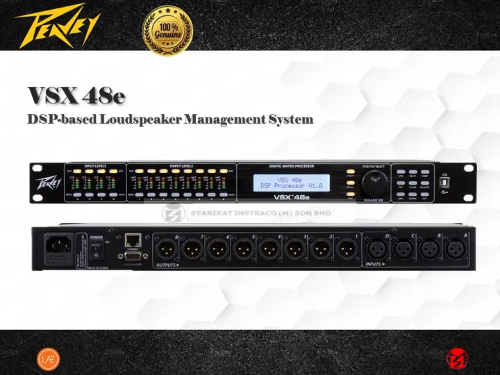 Peavey VSX 48e DSP-based Loudspeaker Management System
