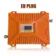 GSM/3G WCDMA 900/2100MHz Dual Frequency Dual LCD Display Mobile Phone Signal Booster Cell Phone Signal Repeater Signal Amplifier Set EU Plug (Orange). 