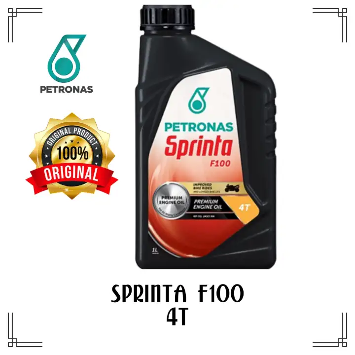 Petronas Sprinta F100 Sae 40 Minyak Enjin Motor 4t Lazada