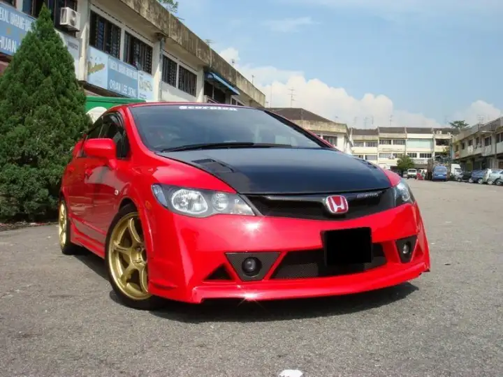 Honda Civic 06 Fd Mugen Rr Front Bumper With Fog Lamp Lazada