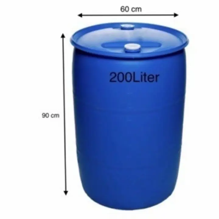 Tong Drum Plastik 200liter Bekas Tong Ready Stock One Order 1 Unit Only Lazada
