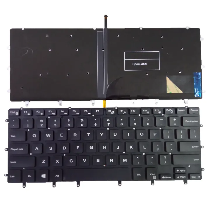 US Laptop Keyboard for Dell XPS 15 9550 9560 M5510 Inspiron 15-7558 7568 P56F