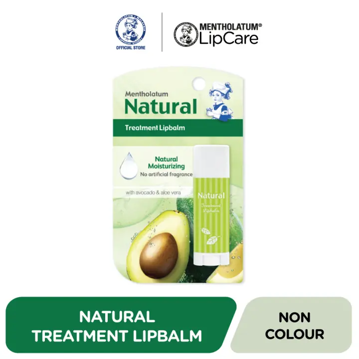 Mentholatum Natural Treatment Lipbalm Fragrance Free