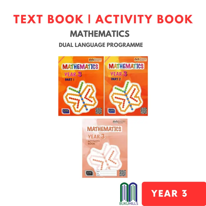 [YEAR 3] MATHEMATICS YEAR 3 TEXT BOOK | MATHEMATICS YEAR 3 ACTIVITY BOOK | DLP [DBP]
