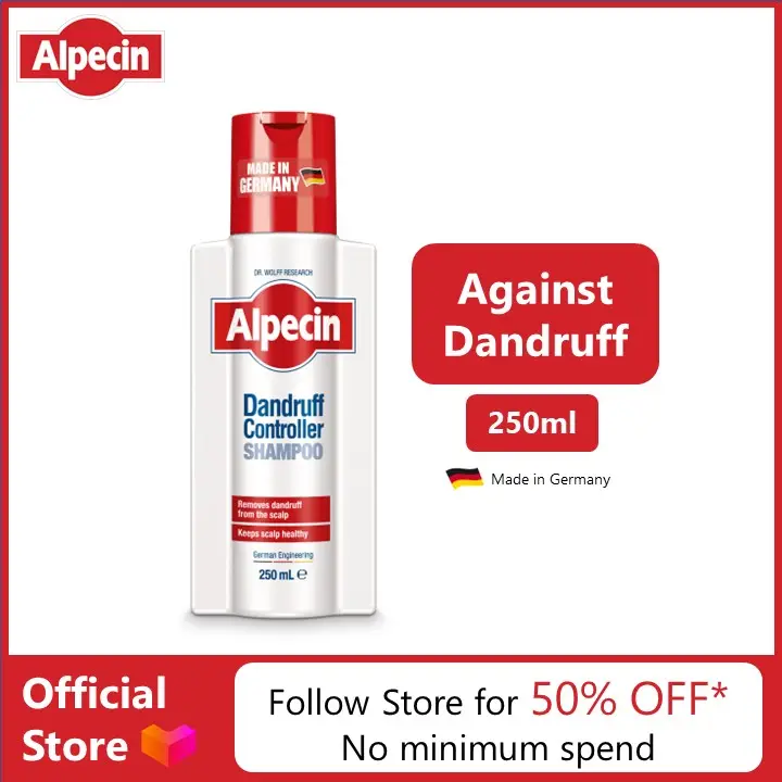 Alpecin Dandruff Controller Shampoo (250ml) - For persistent dandruff removal, gentle to the scalp