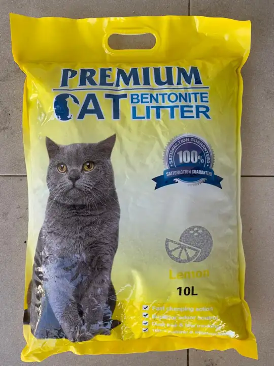 Premium Bentonite Cat Litter W/Baking Soda 10L / Pasir Kucing 