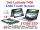 Refurbish Laptop 2in1 Touch Notebook Dell XPS & Latitude Best for Graphics and AutoCAD Core i7, 16GB Ram, 512GB SSD. 