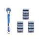 1 Handle+N Blades Men Razor Razors 5 Layer Razor For Face Care Compatible For Fuson razor. 