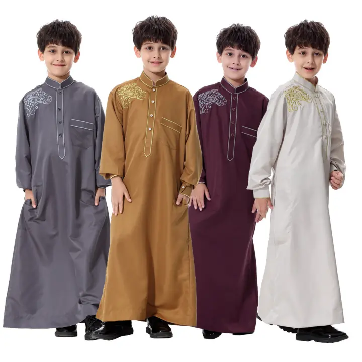 Baju Raya 2020 Boy Jubah Lelaki Fashion Blouse Muslimah Jubah Long Dress Muslimah Baju Kurung Moden