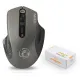 burstore 2.4G Wireless Rechargeable Charging Ultra Thin Optical Portable Silent Office Notebook Opto electronic Mouse With USB Mini Receiver. 