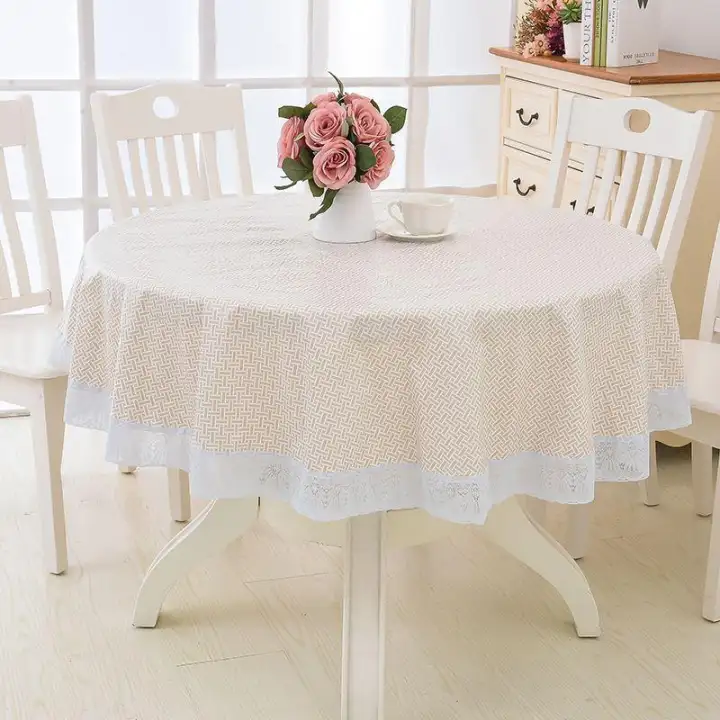 152cm Round Pvc Tablecloth For, Round Table Skirts