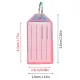 30 PCS Key Tags With Paper Inserts Split Rings Plastic Colour. 