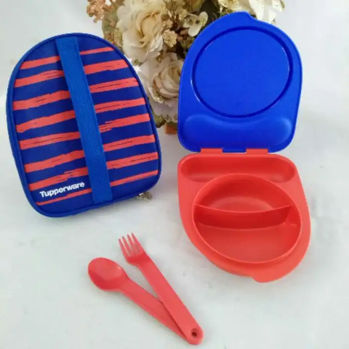 Tupperware Kiddos Lunch Box with Cutlery Set