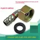 2PCS Gas Stove Universal Connector Hob Gas Connector Elbow Gas Cooker Joint Hose Connection Connector Join Pipe Joint. 