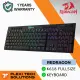 Flexi Tech REDRAGON K618 Horus Wireless RGB Mechanical Keyboard Low Profile Red Switch. 