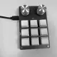 Macro Gaming Keyboard Knob 9 Key 2 Knob Programming One-handed Mechanical Keypad. 
