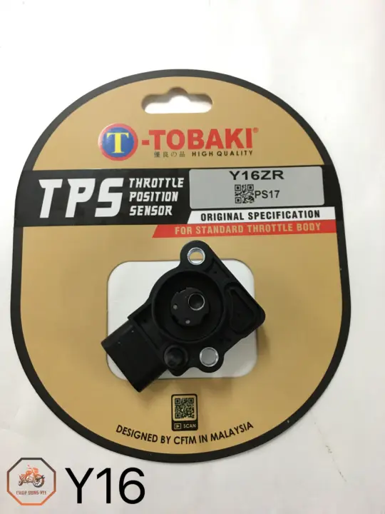 TPS SENSOR /THROTTLE POSITION SENSOR STD TOBAKI FOR YAMAHA Y16/Y16ZR