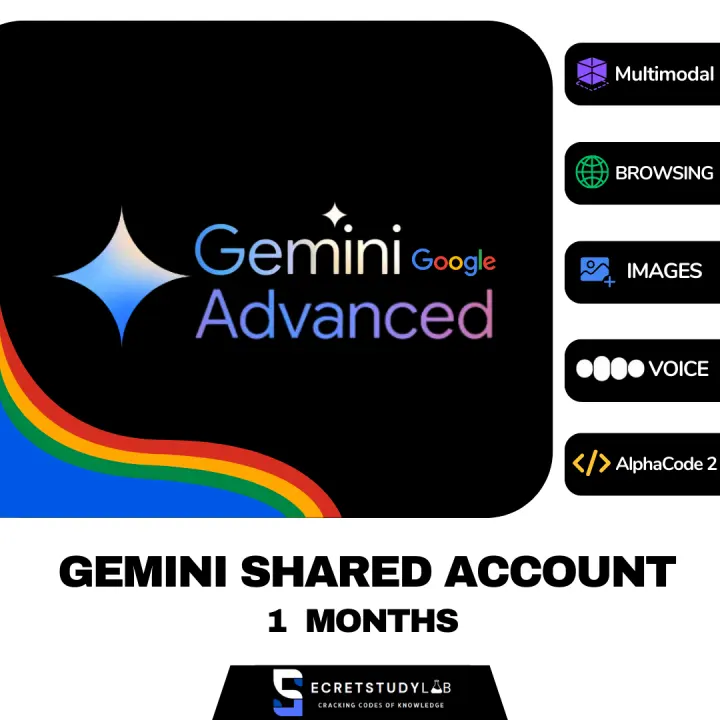 Google Gemini Advanced | ⚡ 1-Month Shared Account ⚡ | 🔑 Sign in with Access Token 🔑