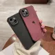 CrashStar With Logo Fur Leather Soft Shockproof Phone Case For iPhone 16 15 14 Pro Max Plus 13 12 11 Pro Max Mini XS XR X 8 7 6 6S Plus + SE 2020 Simple Phone Casing Anti-fall Phone Cover With Full Cover Lens Camera Protection. 