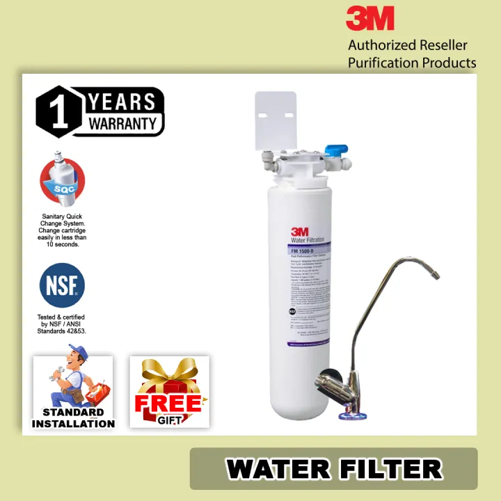 3M Undersink Drinking Water Filter System FM1500-B / 3M Water Filter System with installation