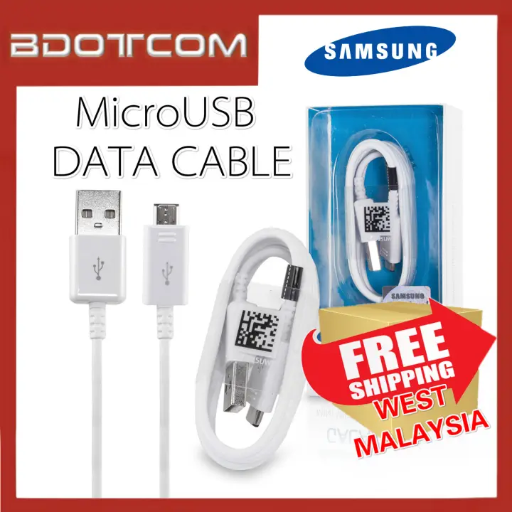 [ FREE SHIPPING ] Samsung Fast Charging Micro USB Sync & Charge Cable 120cm for Samsung Galaxy Note 5, Note 4, Note 3, Note 3 Neo, Note 2, S7 Edge, S6 Edge Plus, S5, S4, S3, S2, J7, J5, J3, J2, J1, A7, A5, A3