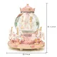Carousel Snowball Music Box with Lights Eight Horse Clockwork Music Christmas Valentine's Day Birthday Anniversary Gift Daughter Wife Girl Children's Gift. 