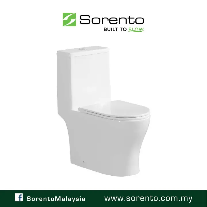 Sorento Wc Srtwc8320 S Uf One Piece Design Bathroom Water Closet Wc Rimless Flushing System Lazada