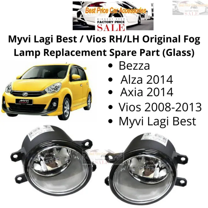 Buy Perodua Myvi Lagi Best 2011 2014 Saxo Fog Lamp Spot Light Made In Korea Pd05 Online