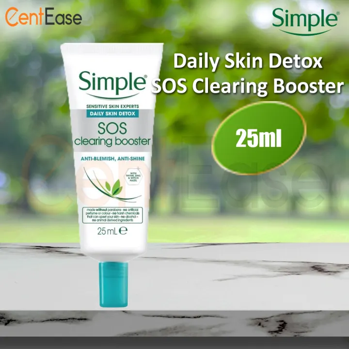 Simple Sos Clearing Booster 25ml Exp Jan 2022 Daily Skin Detox Lazada
