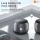 LECOO DS106 mini portable speaker multi-function bluetooth speaker compact lightweight cool lighting effect 360-degree stereo surround sound heavy bass for laptops tablets desktops TVs mobile phones. 