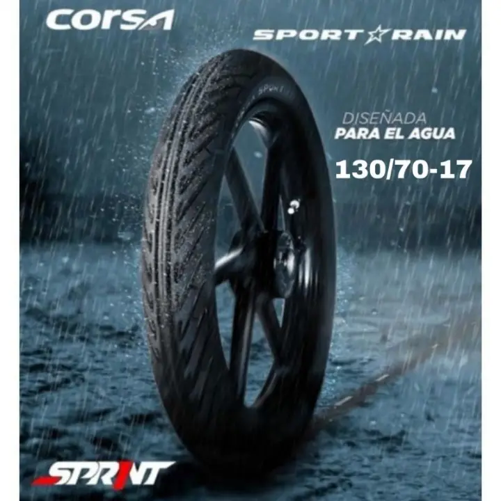 Tyre Tayar Corsa Sport Rain 130 70 17 Lc135 Y15zr Rs150 Ex5 Wave Dash Lazada