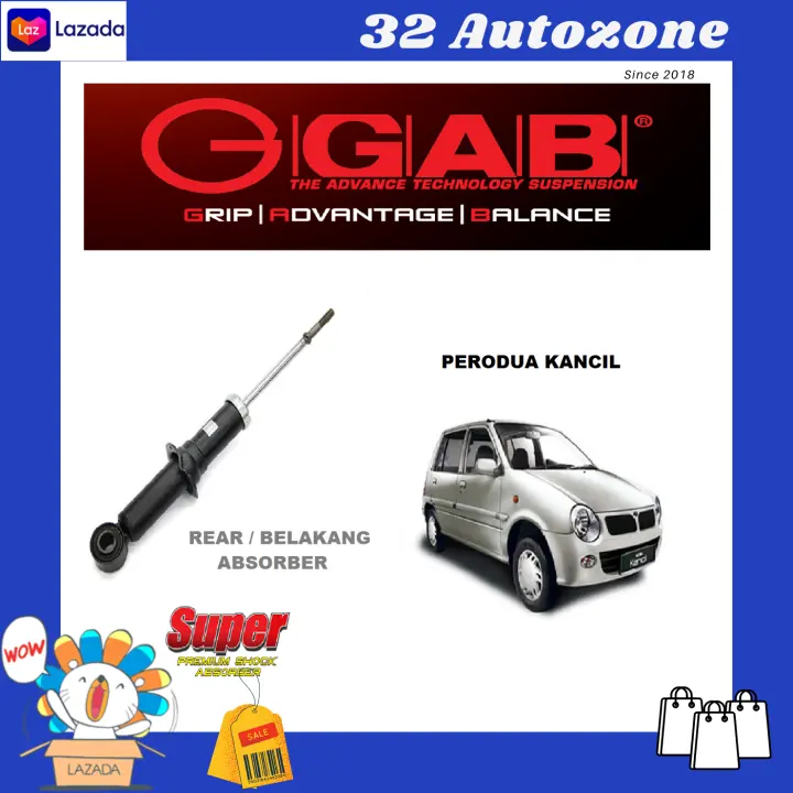 Gab Belakang Absorber Rear Premium Shock Absorber Oil Base Set For Perodua Kancil All Model Lazada