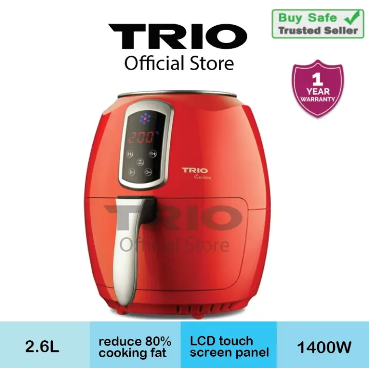 Trio Kaden Healthy Air Fryer Taf 827 With Elegant Lcd Touch Screen Panel 2 6l Lazada