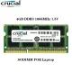 Crucial RAM 4GB DDR3 1066MHz (PC3-8500) SODIMM 204-Pin Laptop Memory  - CT2K4G3S1067M. 
