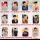 Three generations of members of the TF family photo card Zuo Hang Zhu Zhixin Su Xinhao Deng Jiaxin LOMO card collection photo card. 
